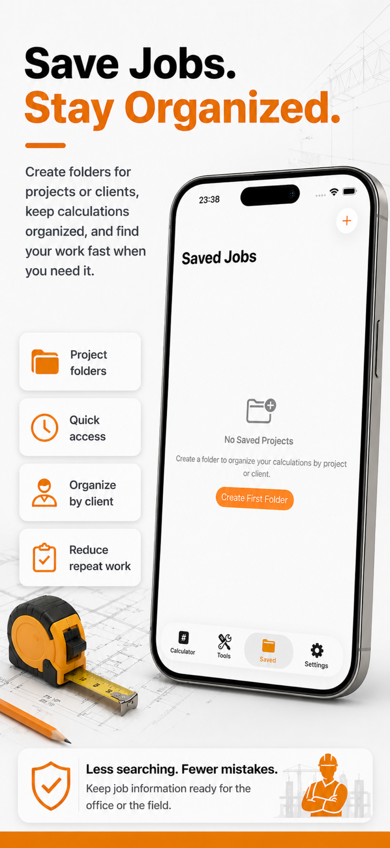 Construction Pro estimating screen