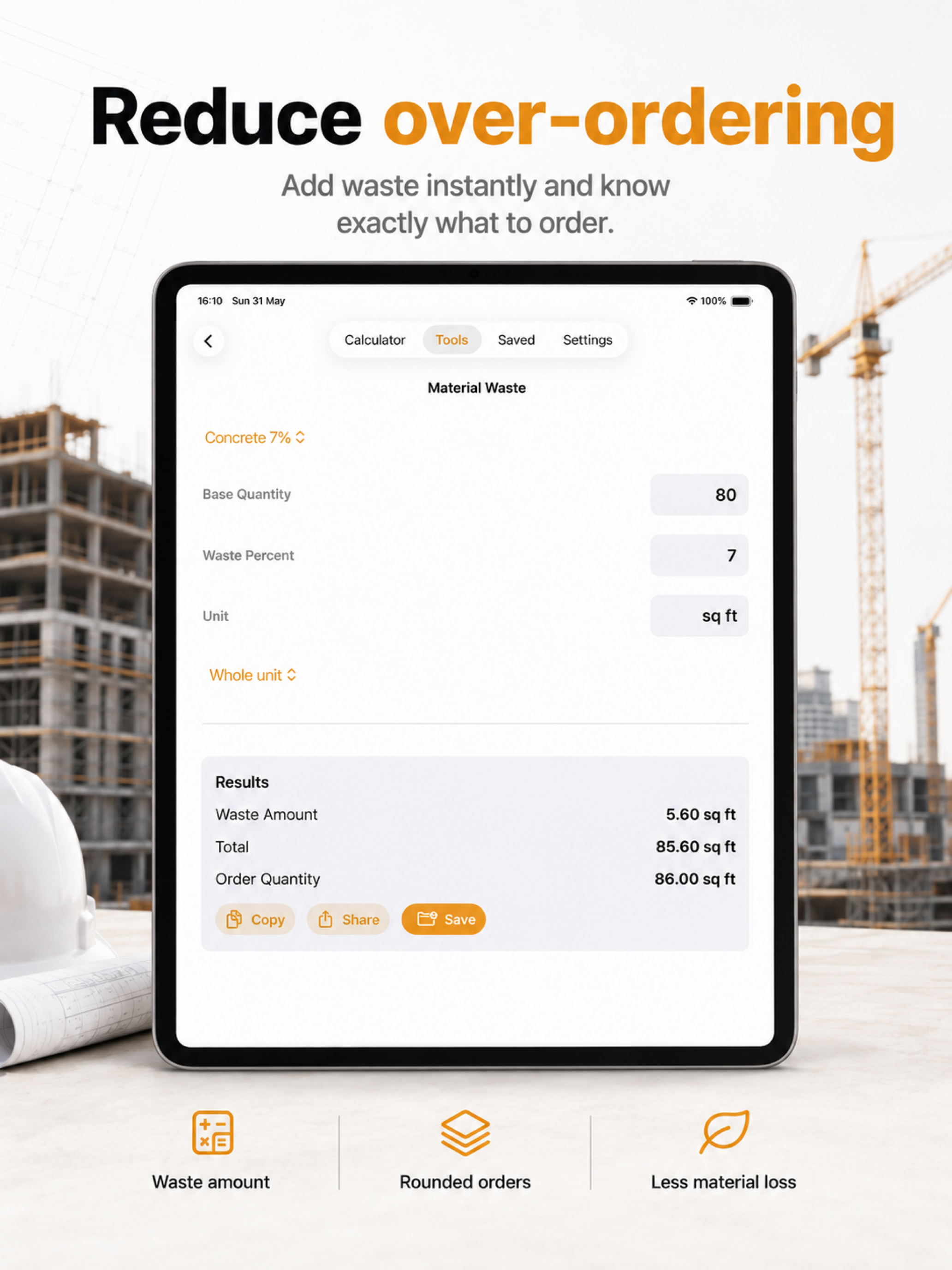 Construction Pro on iPad
