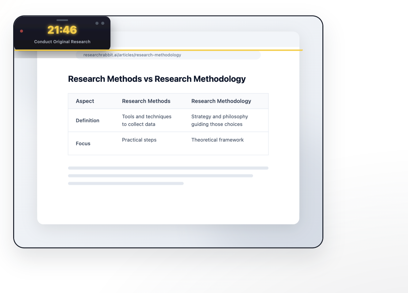 Pomodoro Timer App Interface